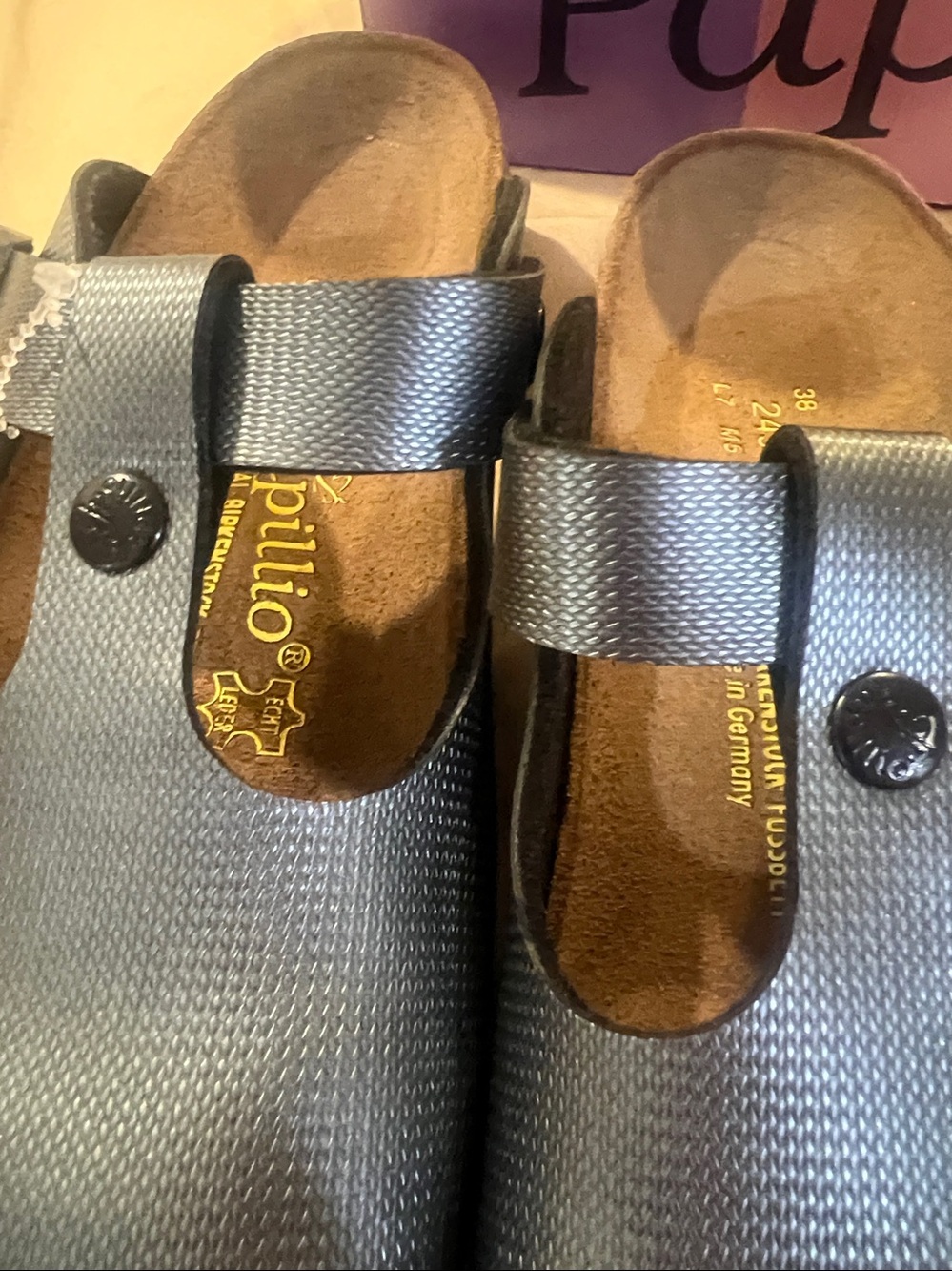 Papillo (Birkenstock) Metallic Silver - Picture 5 of 7